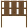 vidaXL sengegærde 95,5x4x100 cm massivt fyrretræ gyldenbrun