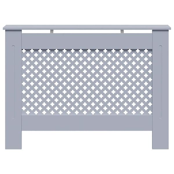 vidaXL radiatorskjuler 112x19x81,5 cm MDF antracitgr&aring;