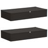 vidaXL Opbevaringskasse 2 stk. Ikke-v&aelig;vet stof 90 x 48 x 15 cm 64,8 L
