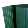 vidaXL hegnspanel PVC 90x300cm gr&oslash;n