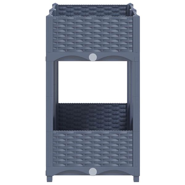 vidaXL højbed 80x40x71 cm polypropylen