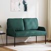 vidaXL Sofaer med pude 110cm M&oslash;rkegr&oslash;n Krydsfin&eacute;r