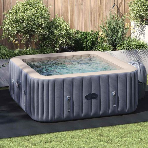 vidaXL Pool Bundark Andet Sort 300 x 220 cm Polyester geotekstil