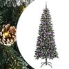 vidaXL Kunstigt juletr&aelig; Gr&oslash;n 180 cm PVC, plastik og st&aring;l