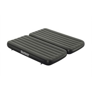 Bestway 3-i-1 oppustelig luftmadras 188x99x25 cm sort og gr&aring;