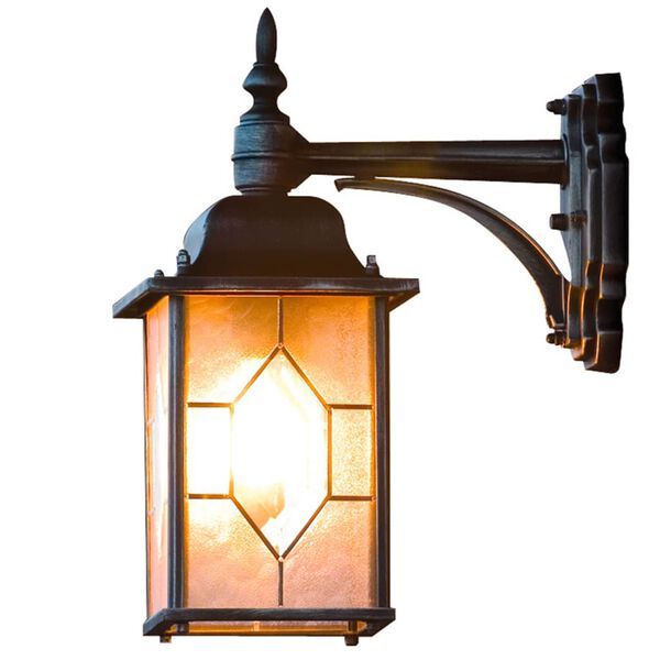 KONSTSMIDE v&aelig;glampe Milano sort og s&oslash;lvfarvet