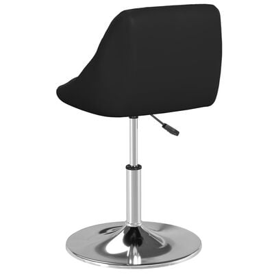 vidaXL spisebordsstol kunstlæder sort