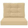 vidaXL Udend&oslash;rs Sofa Pude 2 pcs Beige Polyester