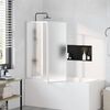 vidaXL Brusev&aelig;g 117x120 cm 3 paneler foldbar