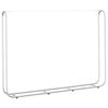 vidaXL br&aelig;ndestativ 200x25x150 cm galvaniseret st&aring;l