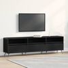 vidaXL TV-skab Sort eg 150 x 30 x 44,5 cm Konstrueret tr&aelig;