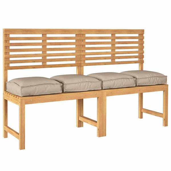 vidaXL Pude 4 pcs Gr&aring;brun 40 x 40 x 8 cm Oxford stof