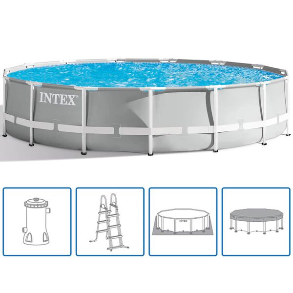Intex Prism Frame swimmingpoolsæt 457x107 cm 26724GN