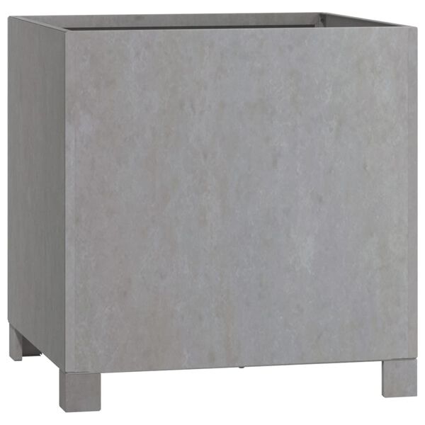 vidaXL plantekasse med ben 42x40x43 cm cortenst&aring;l rustfarvet