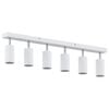 vidaXL Loftsspot med spotlights Hvid 73 x 6 x 16 cm Metal