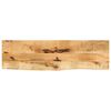 vidaXL bordplade 100x40x3,8 cm naturlig kant massivt ru mangotr&aelig;