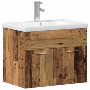 vidaXL Badev&aelig;relsesskab Gammelt tr&aelig; 60 x 38,5 x 46 cm Konstrueret tr&aelig;