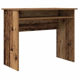 vidaXL skrivebord 90x50x74 cm konstrueret tr&aelig; antikt tr&aelig;look