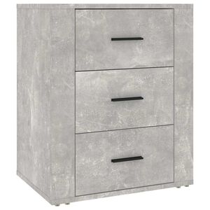 vidaXL sengebord 50x36x60 cm konstrueret tr&aelig; betongr&aring;