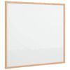 vidaXL magnetisk whiteboardtavle med ramme i massivt fyrretr&aelig; 60x55 cm