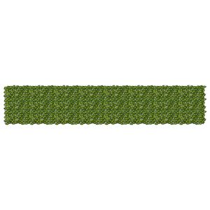 vidaXL Altanscreen med blade Gr&oslash;n og Gul 400 x 75 cm