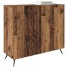 vidaXL Sideboard Gammelt tr&aelig; 89,5 x 34 x 80 cm Konstrueret tr&aelig;