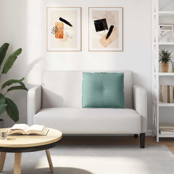 vidaXL Rygpude Havgr&oslash;n 60 x 50 cm Velourstof