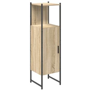 vidaXL Badev&aelig;relsesskab Beige 33 x 33 x 120,5 cm Konstrueret tr&aelig;