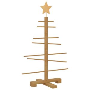vidaXL Tr&aelig; juletr&aelig; Brun 75 cm Bambus