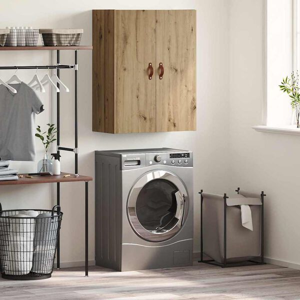 vidaXL Vægskab Brun 69.5 x 34 x 90 cm Konstrueret træ