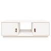 vidaXL sofabord 100x50x35 cm massivt fyrretr&aelig; hvid