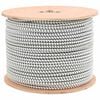 vidaXL Bungee Snore 10 mm Sort og Hvid PP og gummi