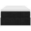 vidaXL osmannisk sengeramme med madras 90x190 cm fl&oslash;jl sort