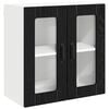 vidaXL V&aelig;gl&aring;gskab LUCCA Sort eg 60 x 31 x 60 cm Konstrueret tr&aelig;