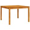 vidaXL Have Spisebordss&aelig;t 5 pcs Brun Massivt akacietr&aelig;