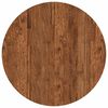 vidaXL Bordplade &Oslash; 70 x 2,5 cm Rund Massivt Eg Tr&aelig; Lys Brun