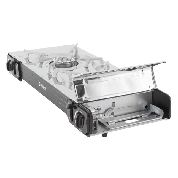 Outwell b&aelig;rbart gaskomfur til camping Appetizer Maxi 2 blus s&oslash;lvgr&aring;