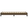 vidaXL Boxspring sengeramme M&oslash;rkebrun 90x200 cm Stof