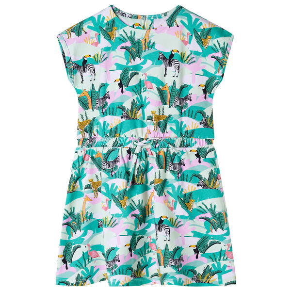 Kjole til børn str. 140 lys mintgrøn