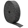 vidaXL Gummigranulat rulle Sort 1000 x 10 x 1 cm Gummi