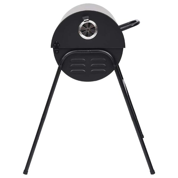vidaXL tøndegrill med 2 grillriste 80x95x90 cm stål sort