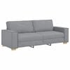 vidaXL Sofa 3 pcs Lysegr&aring; 220 x 80 x 84 cm Linned-blandet stof
