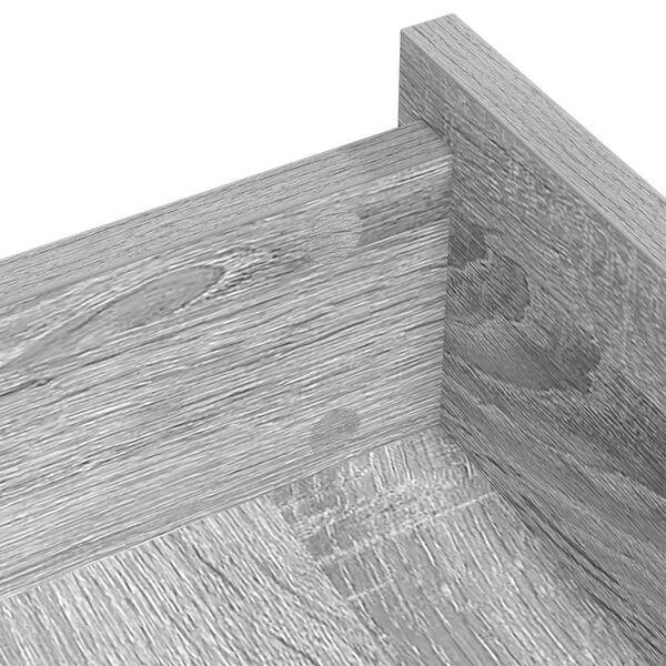 vidaXL Kl&aelig;bende Skrue Cover 2 pcs Gr&aring; Sonoma &Oslash; 20 x 0,5 mm