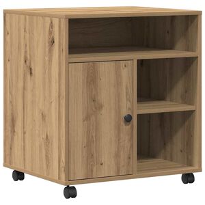vidaXL Printerstand artisan eg 60 x 50 x 67 cm Konstrueret tr&aelig;