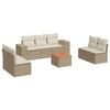 vidaXL sofas&aelig;t til haven 8 dele med hynder polyrattan beige