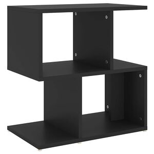 vidaXL sengebord 50x30x51,5 cm konstrueret tr&aelig; sort