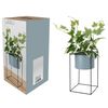 H&S Collection kunstig plante i krukke med metalstativ 44 cm