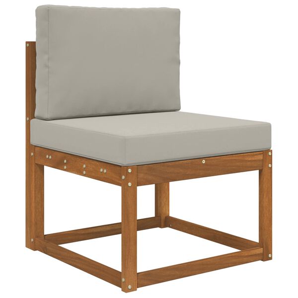 vidaXL Udend&oslash;rs Sofa Pude 2 pcs Gr&aring; Polyester