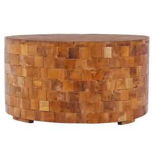 vidaXL sofabord 60x60x35 cm massivt teaktr&aelig;