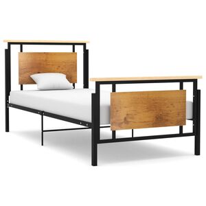 vidaXL sengestel 100x200 cm metal